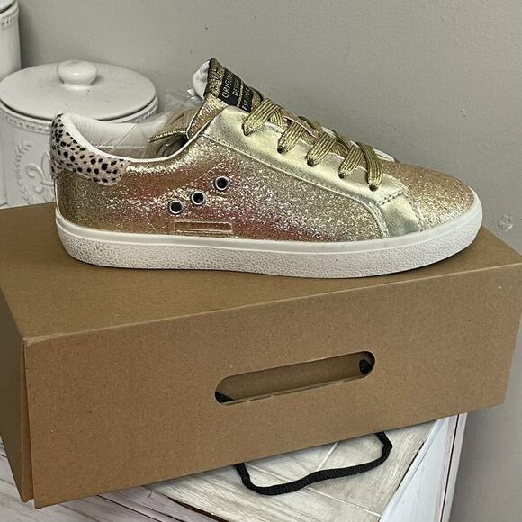 Vintage Havana NEW Adalene Rose Gold Glitter Womens Size 8 Kids Size 7 Fashion - Picture 1 of 7